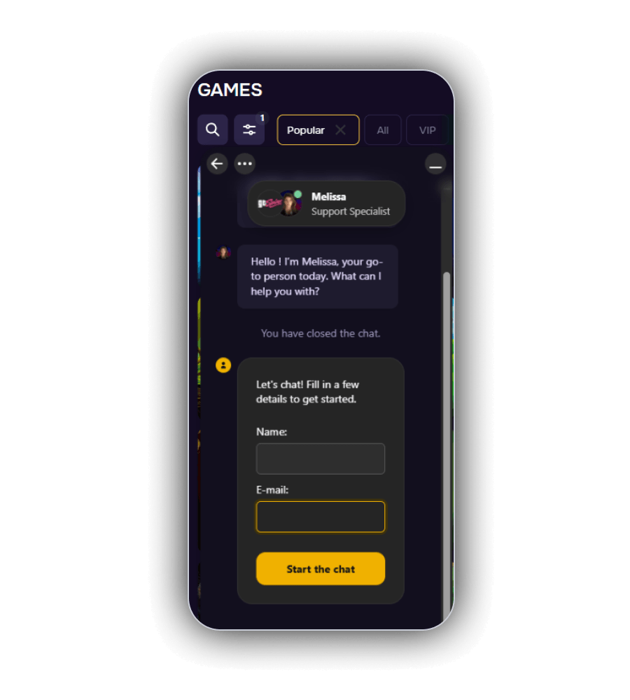 GTSpins Casino Conact Us UK